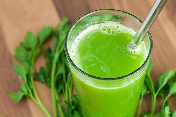 Celery juice shop in nutribullet