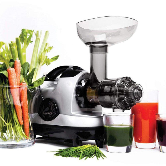 Kuvings NJE-3580U Masticating Slow Juicer, Silver-Extreme Wellness Supply