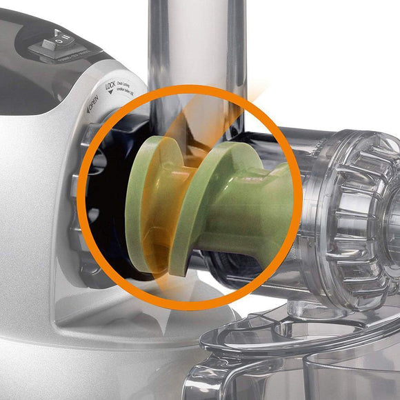 Kuvings NJE-3580U Masticating Slow Juicer, Silver-Extreme Wellness Supply