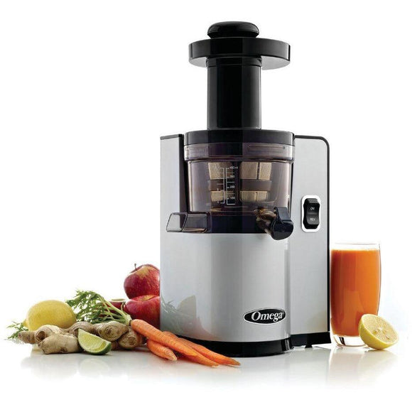 Omega VSJ843QS Vertical Slow Speed Masticating Juicer-Extreme Wellness Supply