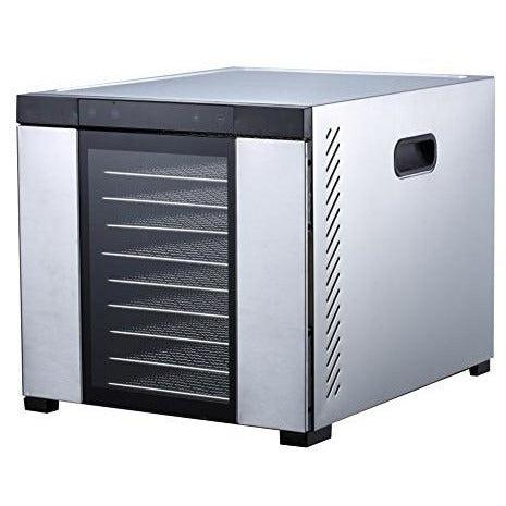 Samson Silent SB-1010-SS Stainless Steel Digital Dehydrator, 10 Trays-Extreme Wellness Supply