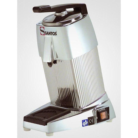 Santos 10C Automatic Chrome Citrus Juicer with Lever-Extreme Wellness Supply