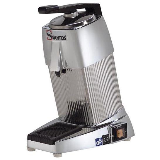 Santos 10C Automatic Chrome Citrus Juicer with Lever-Extreme Wellness Supply