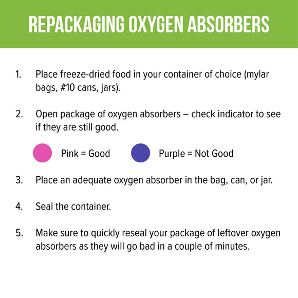 Harvest Right Freeze Dryer Oxygen Absorbers-Extreme Wellness Supply