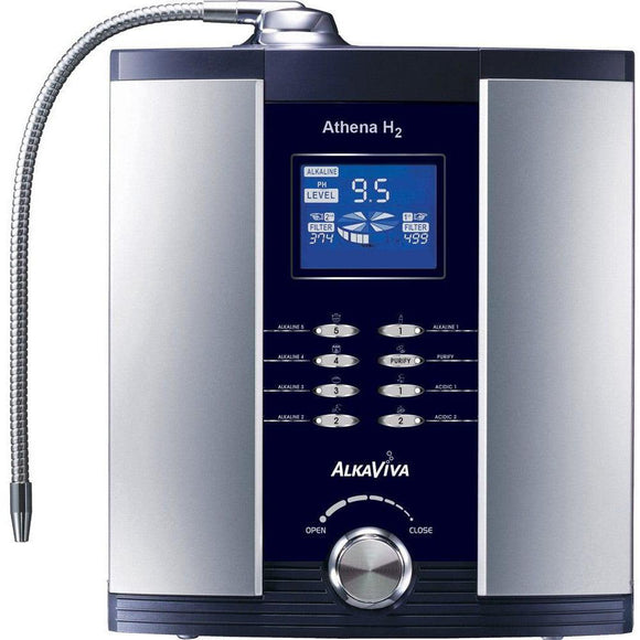 AlkaViva Athena H2 7-Plate Water Ionizer & Dual Water Filter Purifier-Extreme Wellness Supply