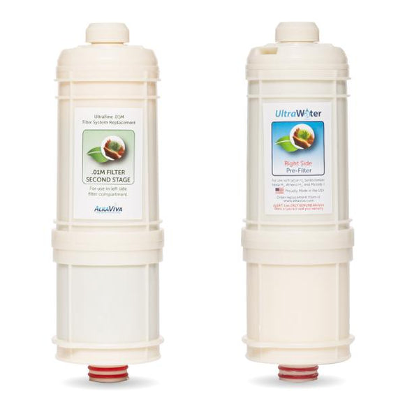 AlkaViva H2 Series Well-Water .01M Filter, Replacement Pack-Extreme Wellness Supply
