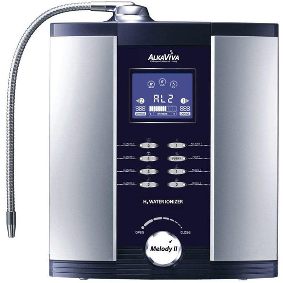 AlkaViva Melody II 5-Plate Water Ionizer & Dual Water Filter Purifier-Extreme Wellness Supply