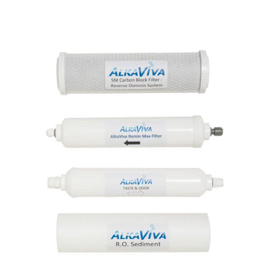 AlkaViva Reverse Osmosis System Replacement Filters, Annual Package-Extreme Wellness Supply