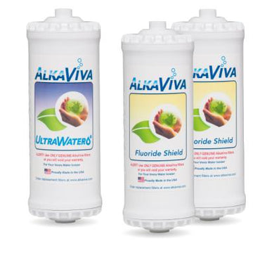 AlkaViva Vesta GL UltraWater & Fluoride Shield, Replacement Pack-Extreme Wellness Supply