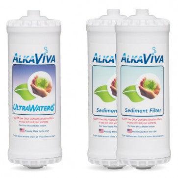 AlkaViva Vesta GL UltraWater & Sediment Filters, Replacement Pack-Extreme Wellness Supply