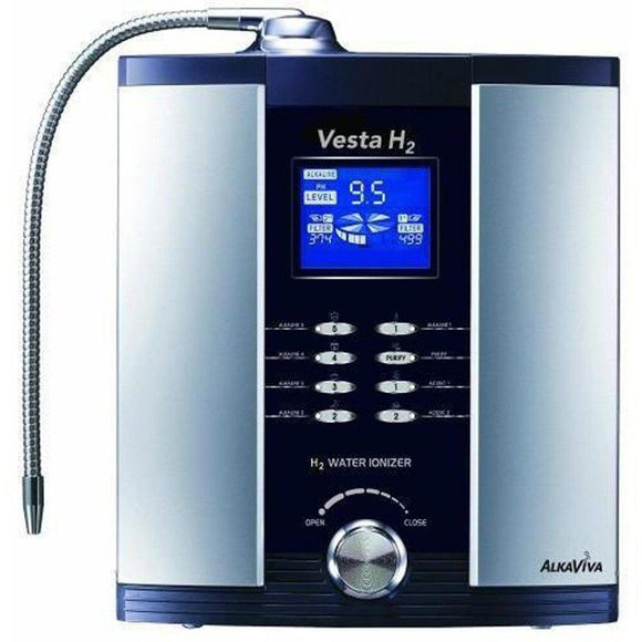 AlkaViva Vesta H2 9-Plate Alkaline Water Ionizer Filter Purifier-Extreme Wellness Supply