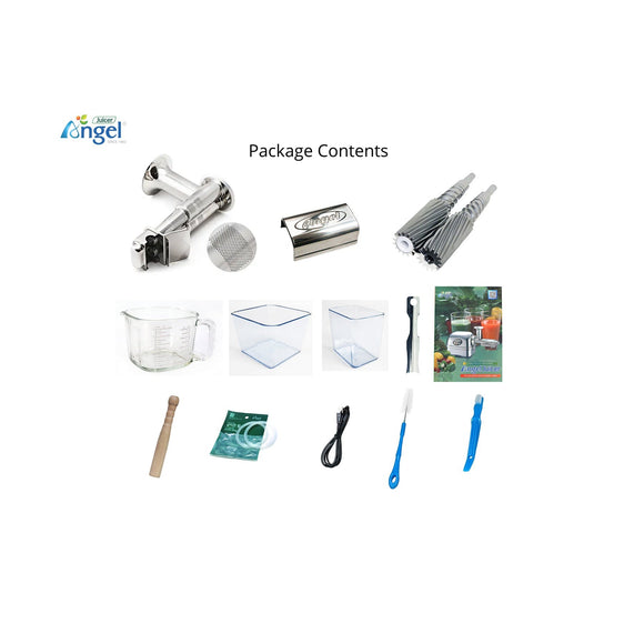 Angel Juicer 7500 Twin Gear Stainless Steel Juicer-Extreme Wellness Supply