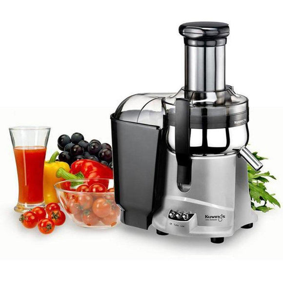 Kuvings NJ-9500U Centrifugal Juicer, Silver or Black-Extreme Wellness Supply