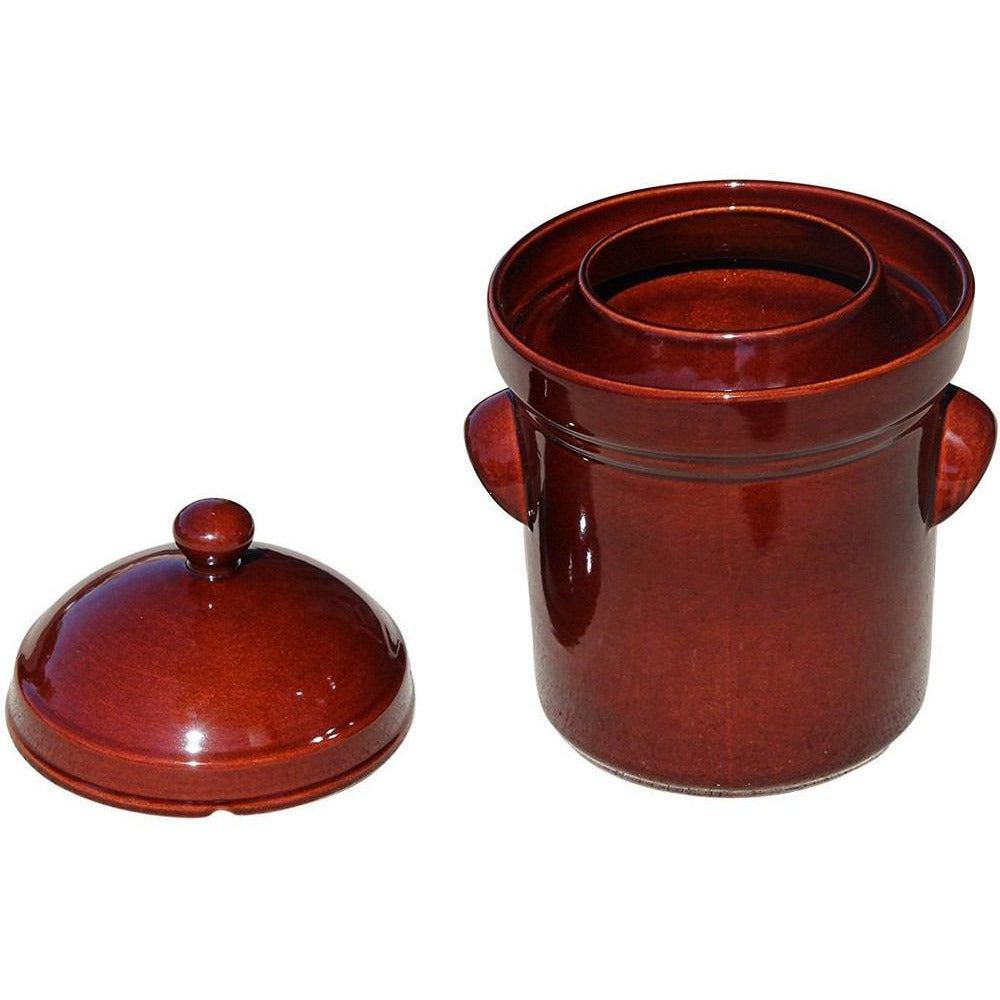 Boleslawiec Polish 5 Liter Stoneware Fermenting Crock Pot