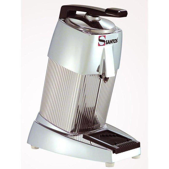 Santos 10C Automatic Chrome Citrus Juicer with Lever-Extreme Wellness Supply