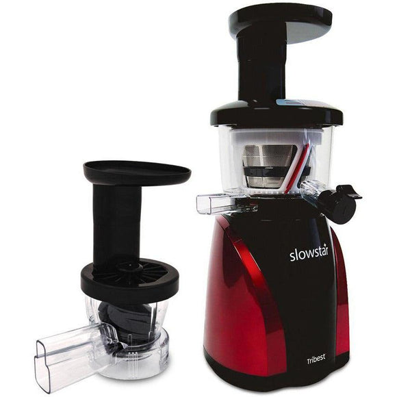 Tribest Slowstar SW-2000-B Vertical Slow Juicer & Mincer W/ Spout Cap-Extreme Wellness Supply